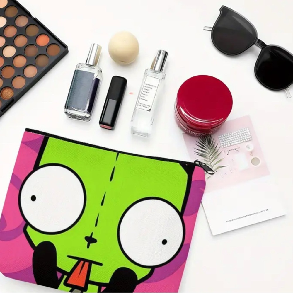 Invader Zim Cartoon Character Cosmetic Pouch
